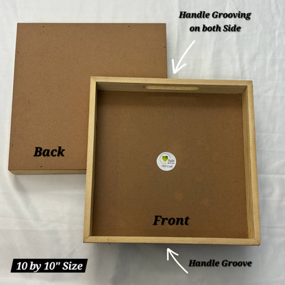 Wooden Tray Tulsi Resin Store