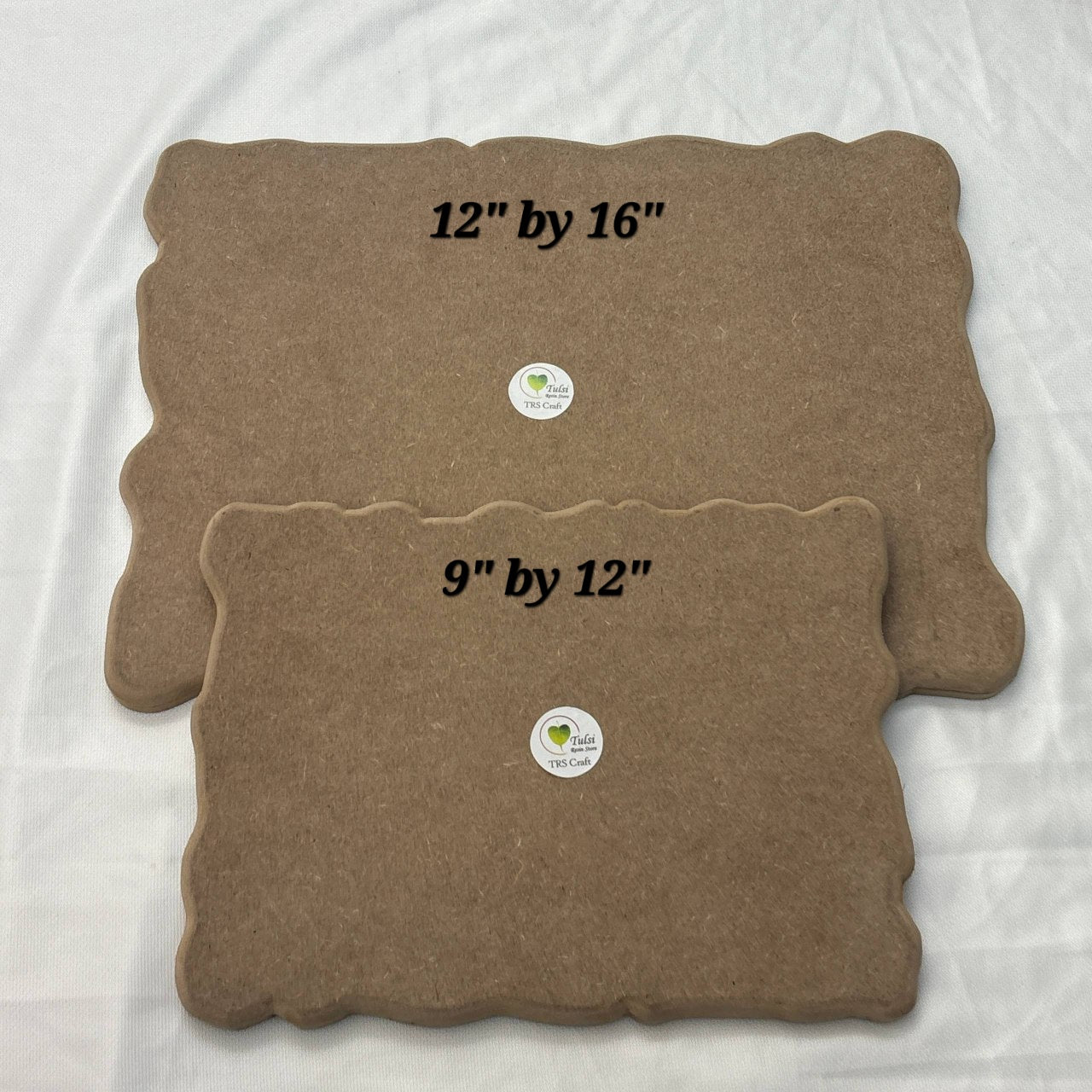MDF Rounded Edge Nameplate Base - Agate Rectangle
