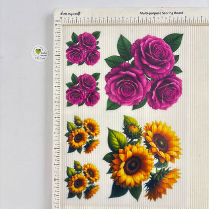 A4 insert Sheet - Aesthetic Floral (C) Tulsi Resin Store