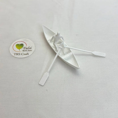 3D Miniature (A13) - Boat with Man & Oars
