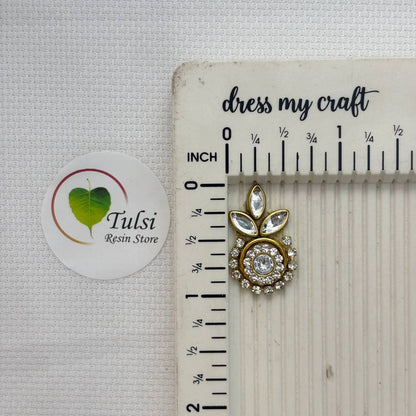 Kundan Patch/Booty (B) -Flower Tulsi Resin Store