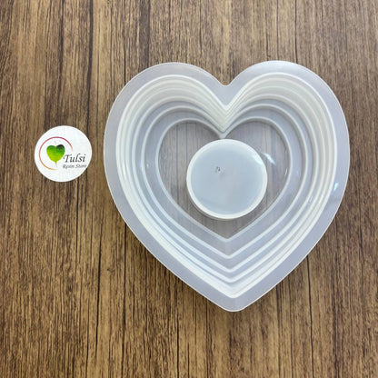Heart Steps T-light Holder Mould