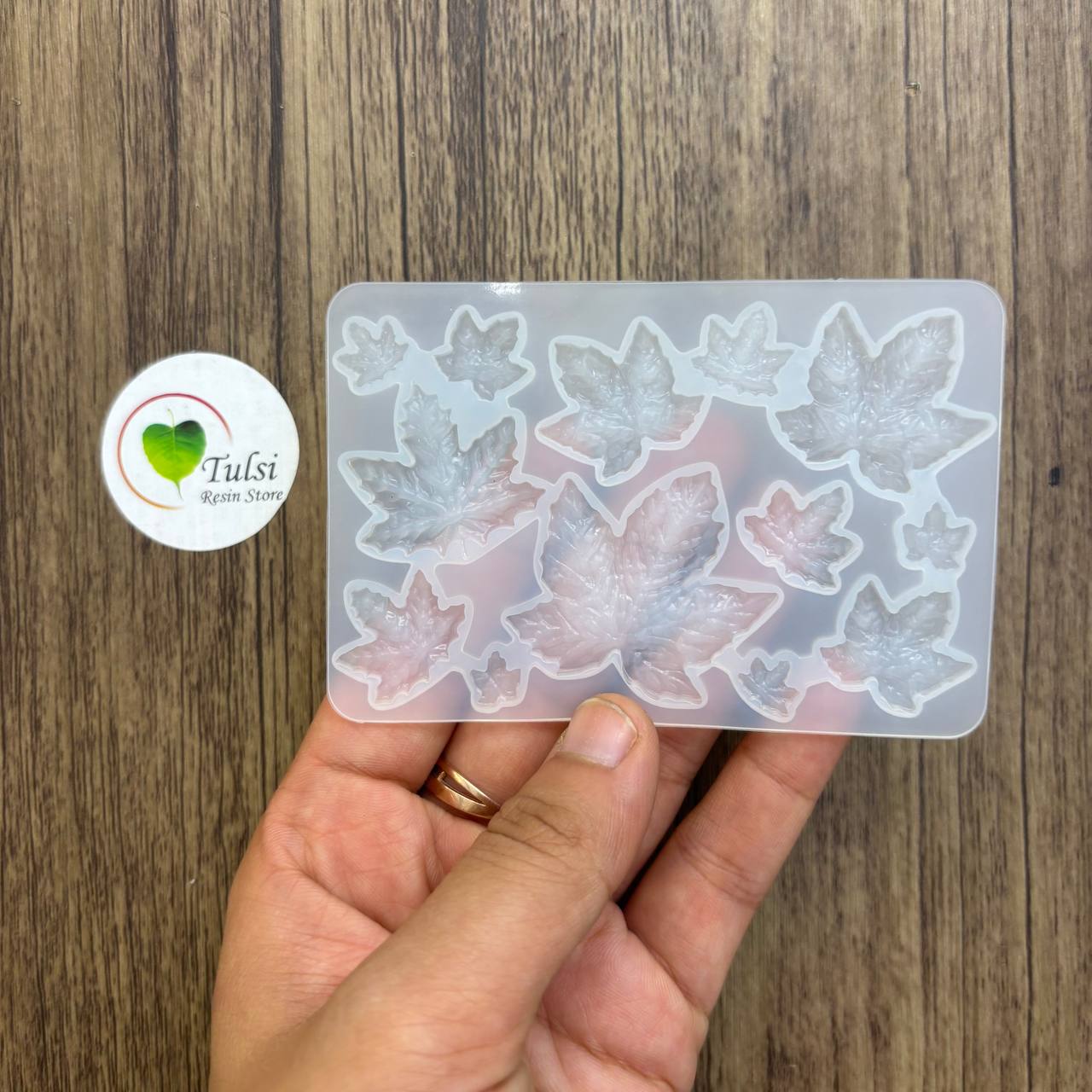 3D Leaf Mould (D) - Maple - - Tulsi Resin Store