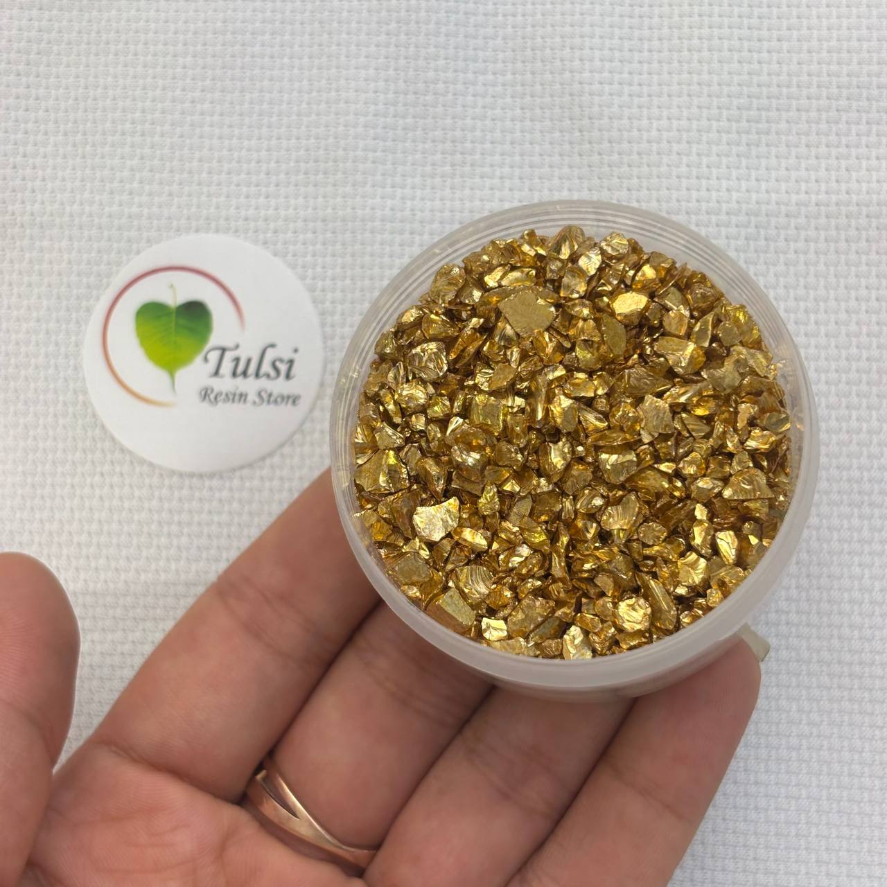 Golden Plated Crystals tulsiresin