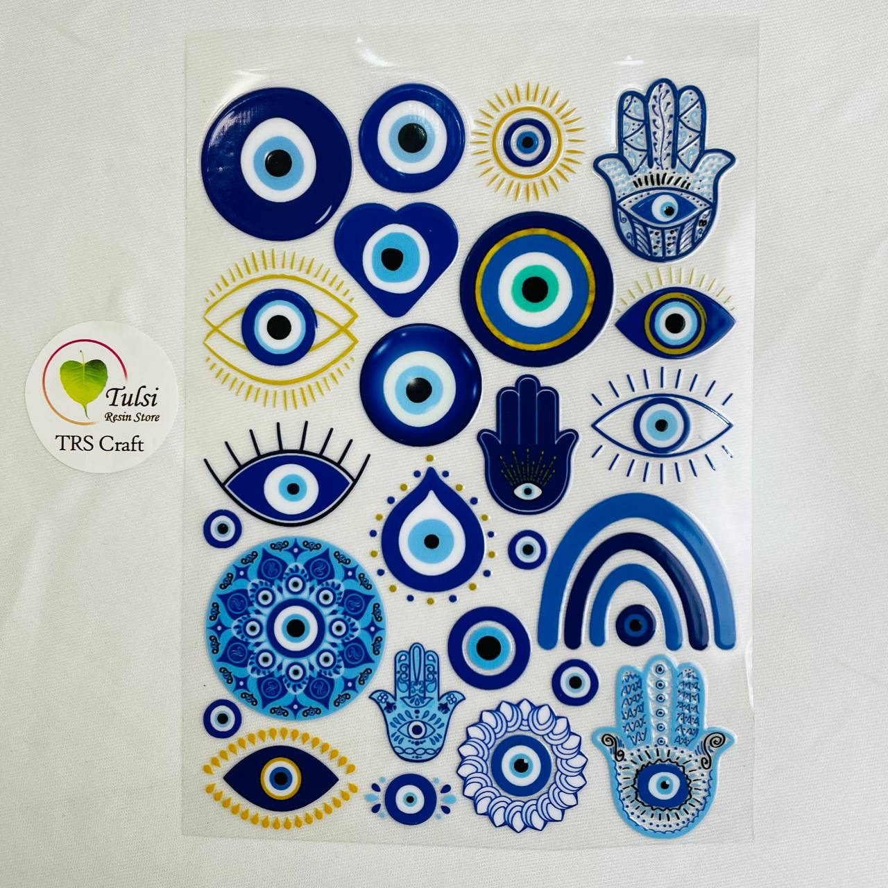 A6 UV DTF Sticker - Evil eye (B)