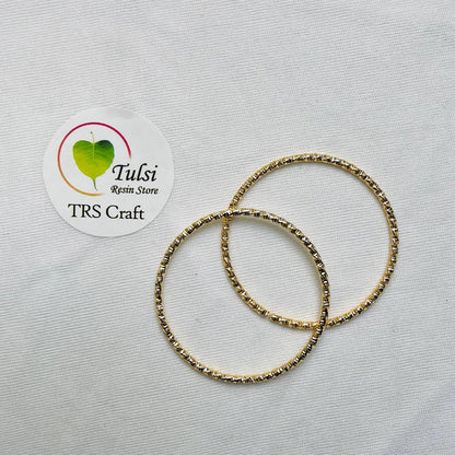 Gold Round Ring - Open
