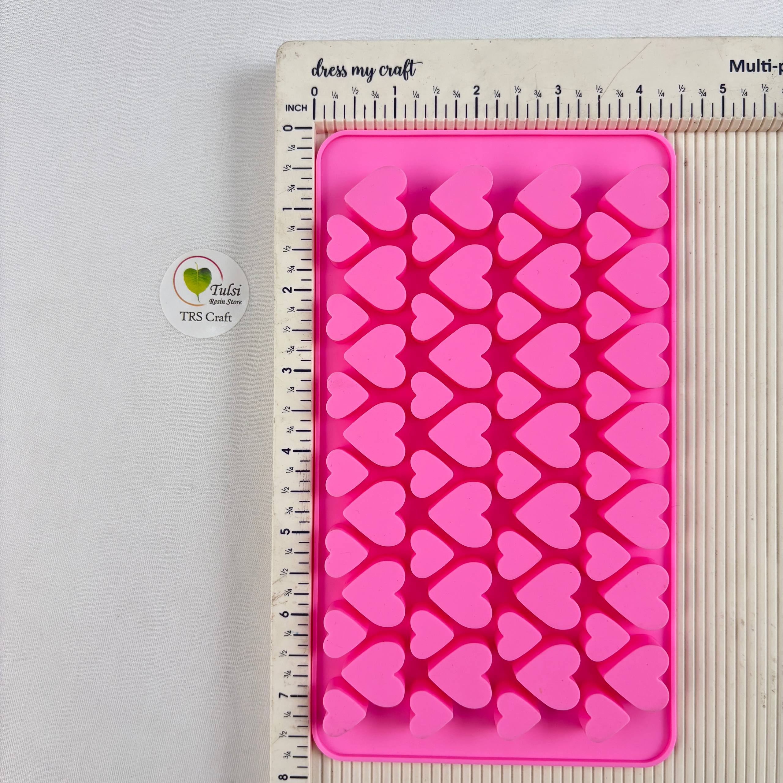Multi cavity Heart Mould (B) - #colour_ - Tulsi Resin Store
