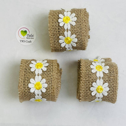 Jute Lace (A) - With Daisy