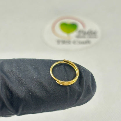 Connector Double Ring (50 pcs) - Gold - Tulsi Resin Store