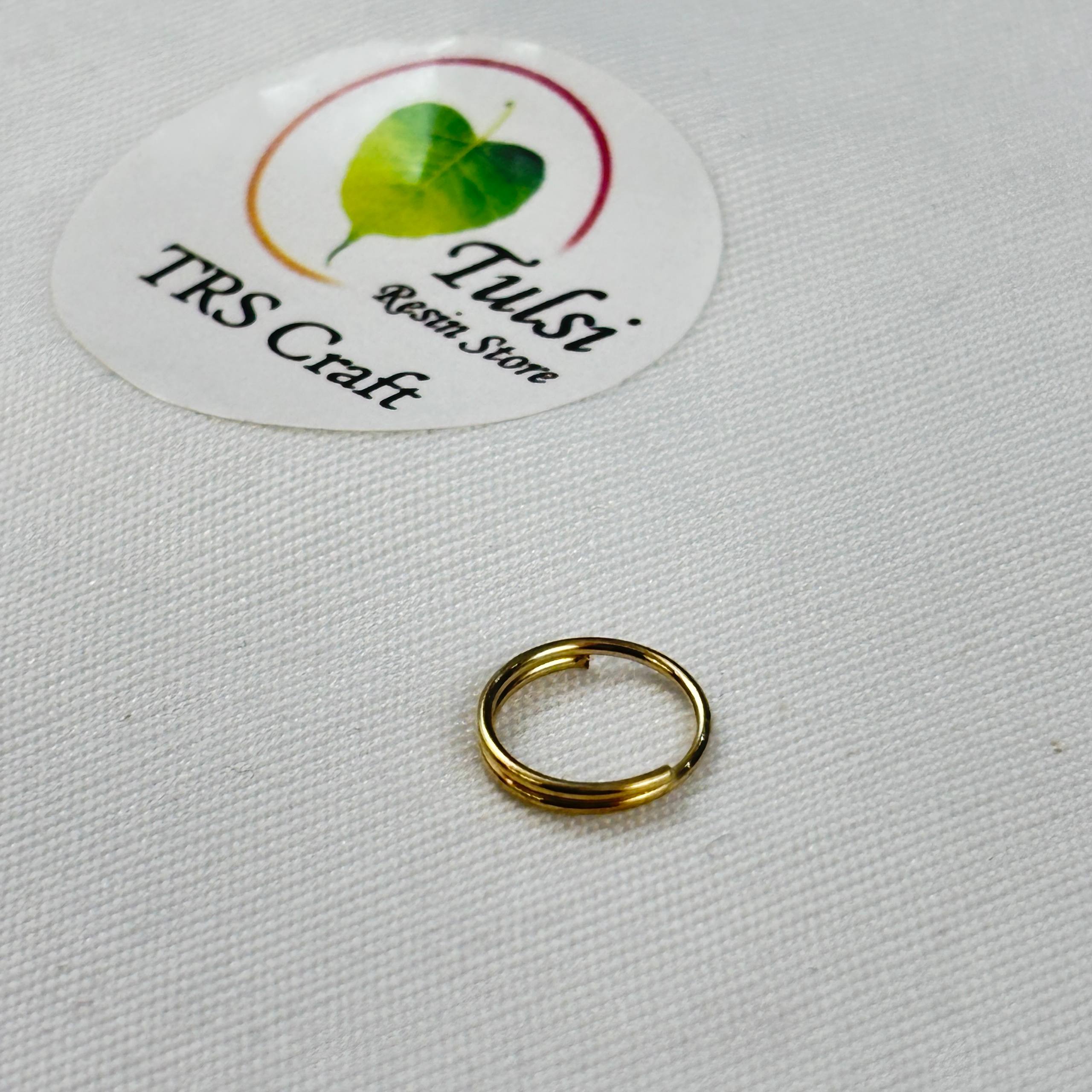 Connector Double Ring (50 pcs) - - Tulsi Resin Store