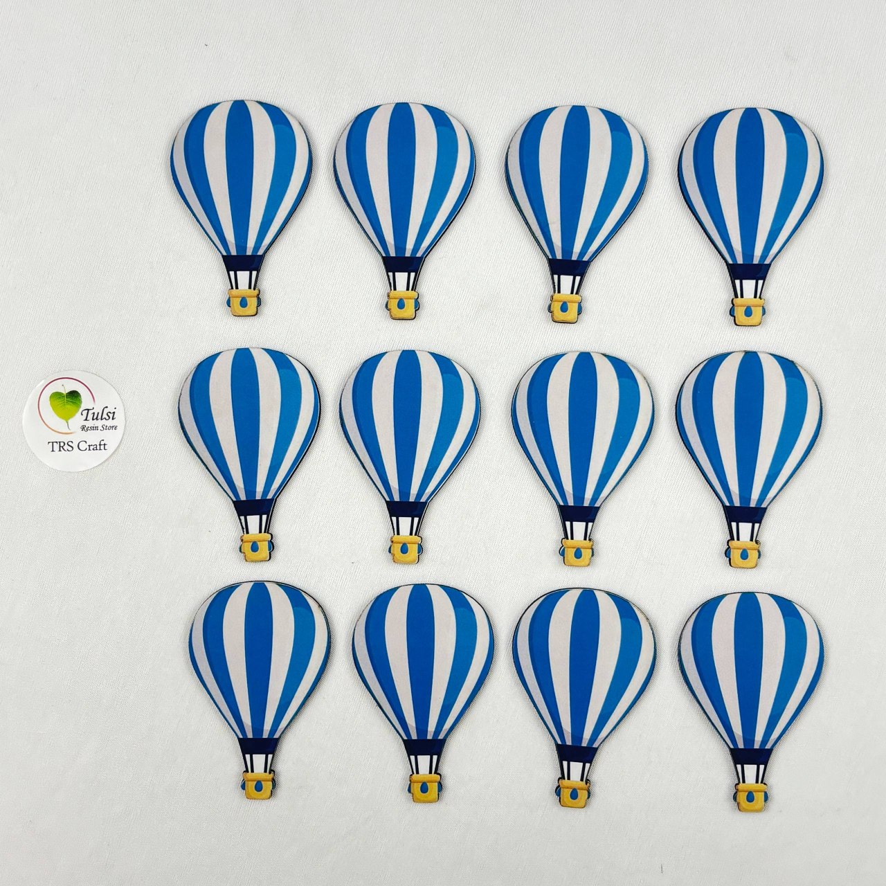 MDF Printed Hot Air Balloon Cutout Tulsi Resin Store