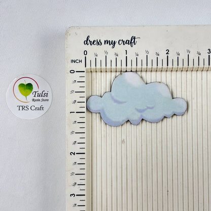 MDF Printed Cloud - Set of 2 Tulsi Resin Store