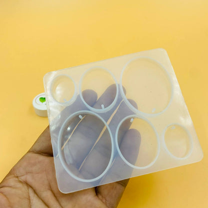 6 Cavity Oval Mould Tulsi Resin Store