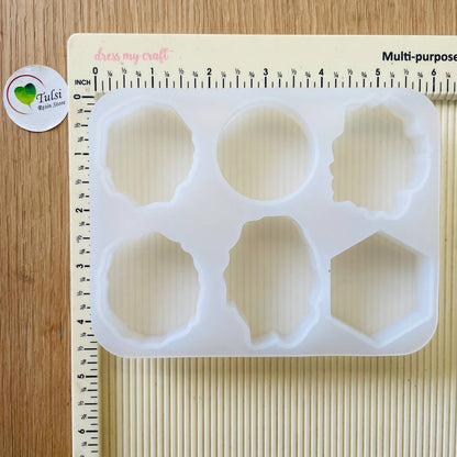 6 Cavity Small Candle & Paper Weight Mould
