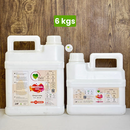 2:1 Universal Resin - Ultimate Multi Use Resin 6.0 Kg Tulsi Resin Store