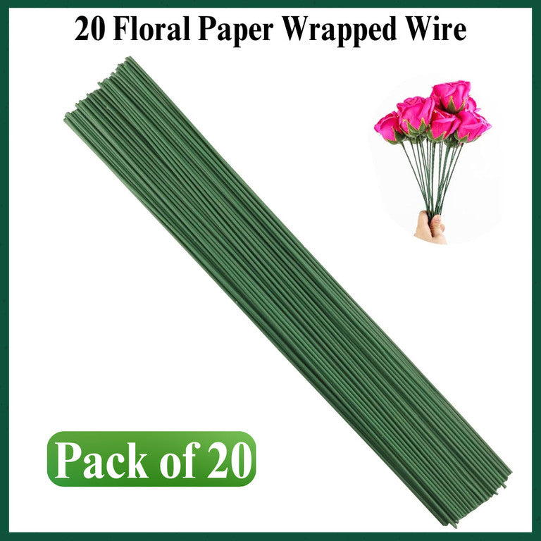 Green Floral Wire (B) - 2 MM