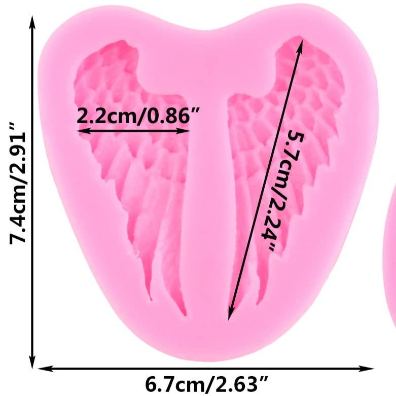 Pink Angel Wings Mould