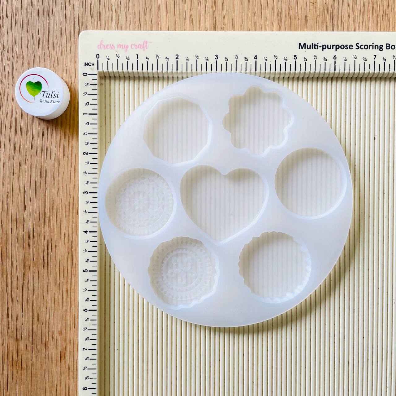 7 Pcs Pop-Socket Mould Tulsi Resin Store