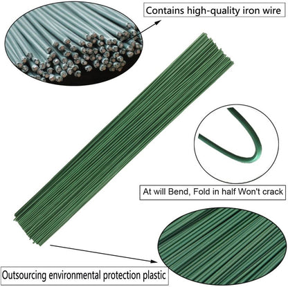 Green Floral Wire (B) - 2 MM