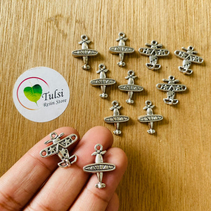 Silver Charm - Aeroplane - - Tulsi Resin Store