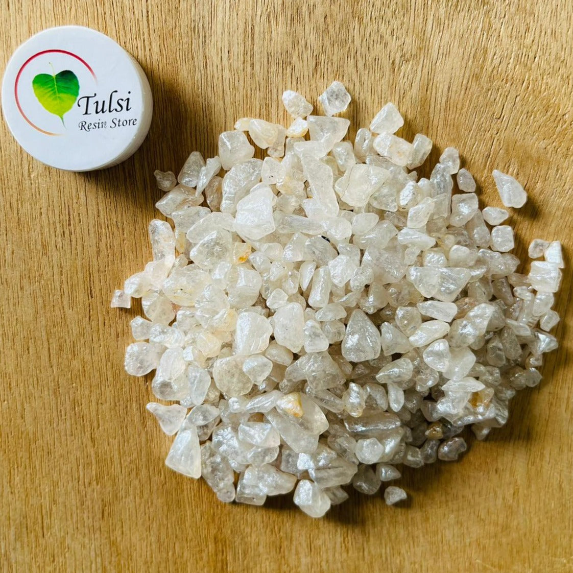 Silver Dyed Crystal tulsiresin