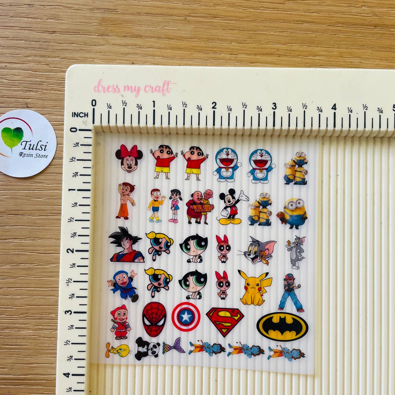 A7 Insert Sheet - Rakhi Cartoon (A) - - Tulsi Resin Store