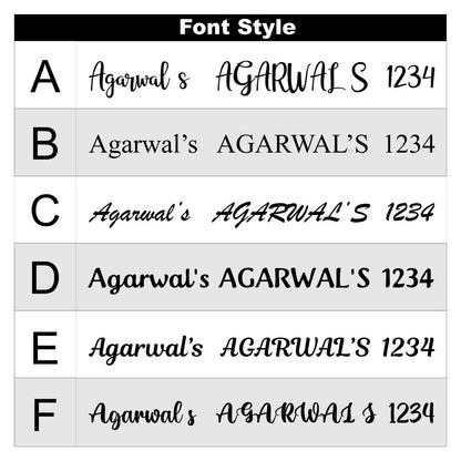 Custom Vinyl Sticker Three Line - Gold