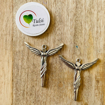 Silver Charm - Angel (A) Tulsi Resin Store