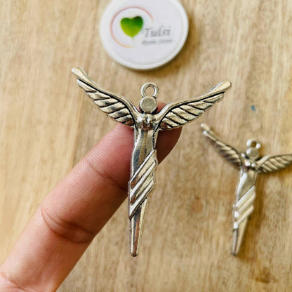 Silver Charm - Angel (A) Tulsi Resin Store
