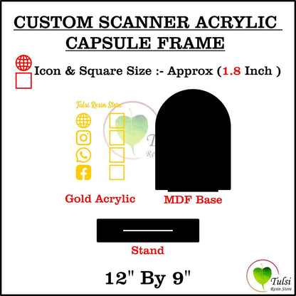 Custom Scanner Frame with Cutouts Set
