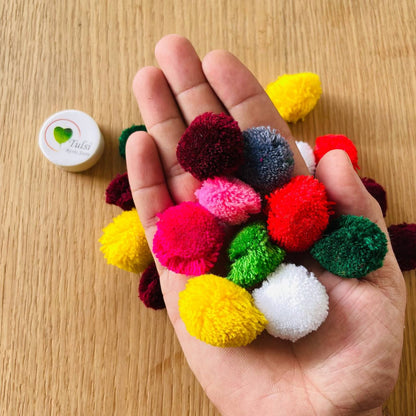 Colourful Pompom Balls