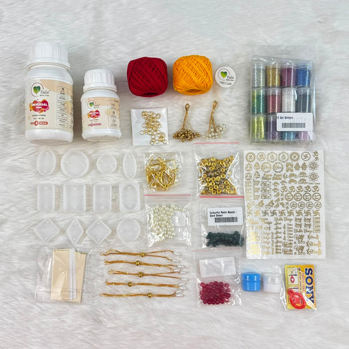 DIY Rakhi Kit (D) - Premium Tulsi Resin Store