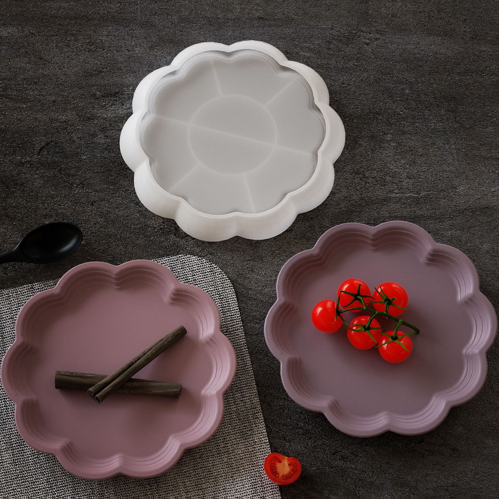 Flower Tray/ Platter Mould (B)