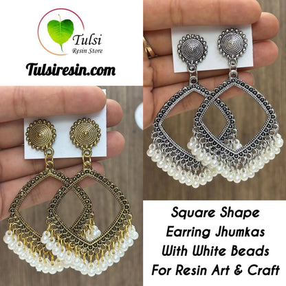 Earring Bazel / Jhumka - (F) Tulsi Resin Store
