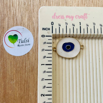 Evil Eye Charm With Two Hooks - J