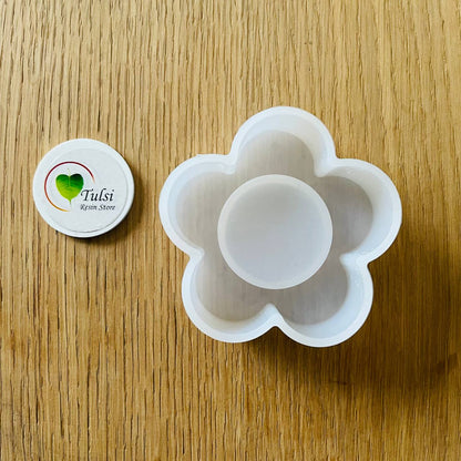Flower T-light Holder Tulsi Resin Store