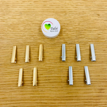 Small Alligator Hair Clip - 1.25" (5 Pcs) - - Tulsi Resin Store