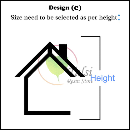 Custom Acrylic - House logo Design C Tulsi Resin Store