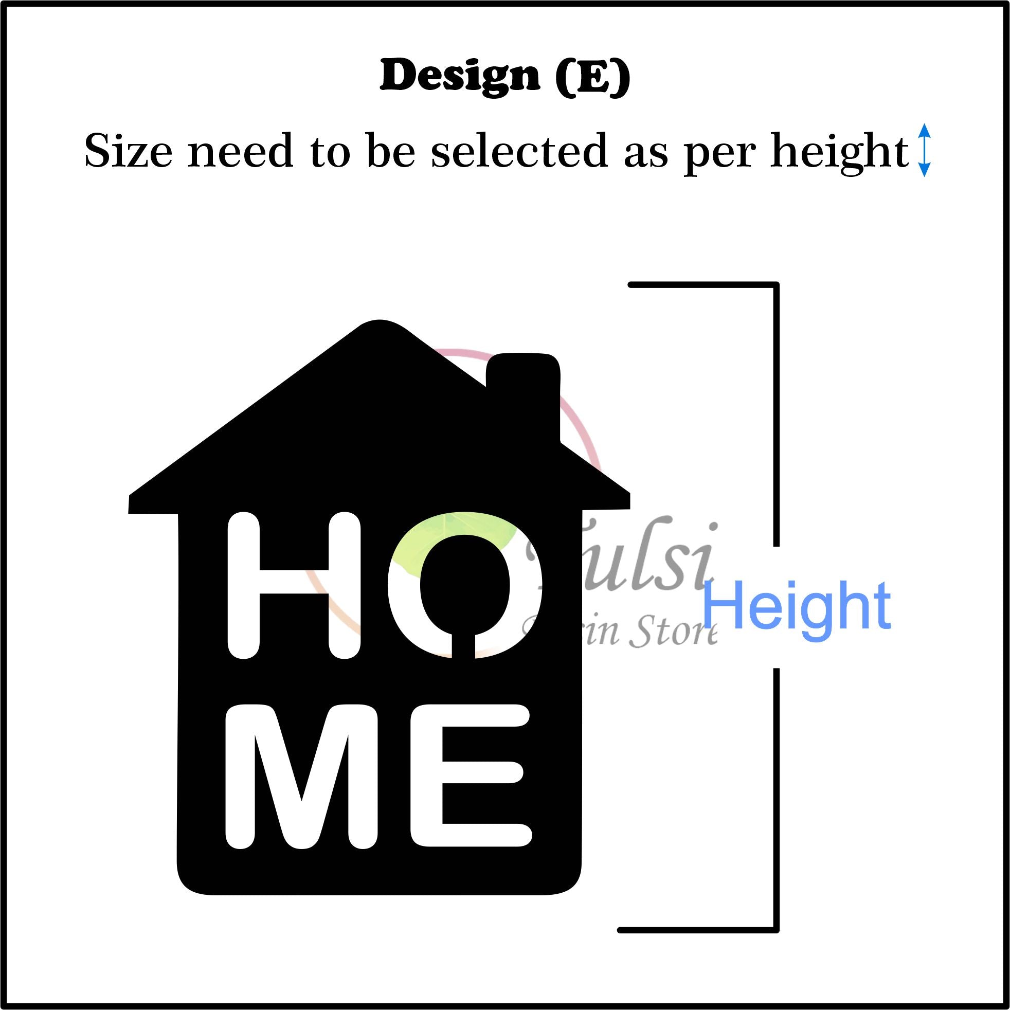 Custom Acrylic - House logo Design E Tulsi Resin Store