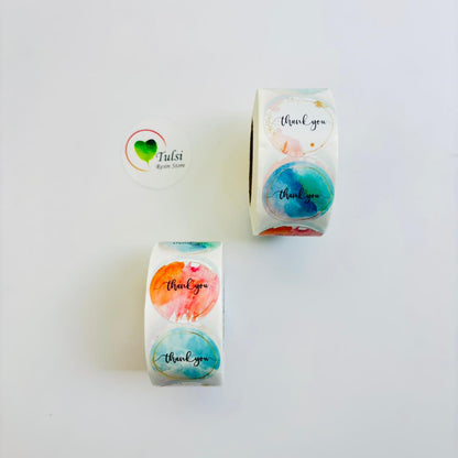 Thankyou Sticker Roll Code -K Tulsi Resin Store