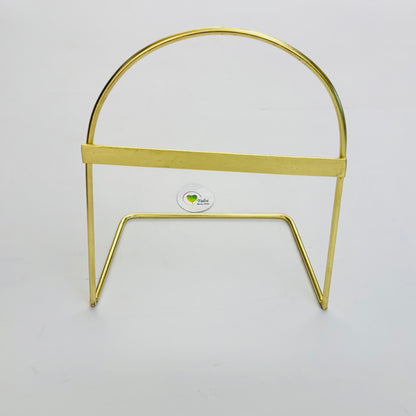 Semi - Circle Metal Clock Stand Tulsi Resin Store