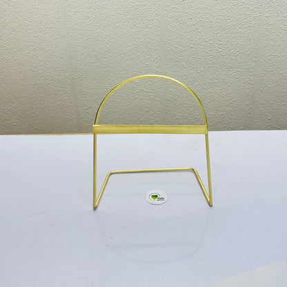 Semi - Circle Metal Clock Stand Tulsi Resin Store