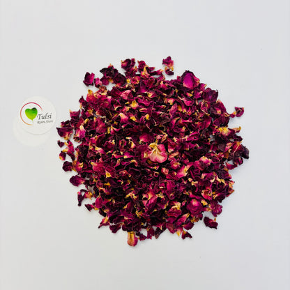Dried Rose Petals Tulsi Resin Store