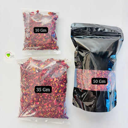 Dried Rose Petals 50 Gram Tulsi Resin Store