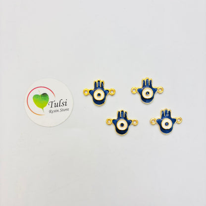 Evil Eye Charm With Two Hooks - D Tulsi Resin Store