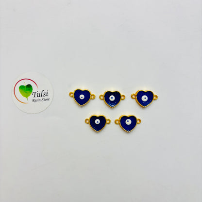 Evil Eye Charm With Two Hooks - H Tulsi Resin Store