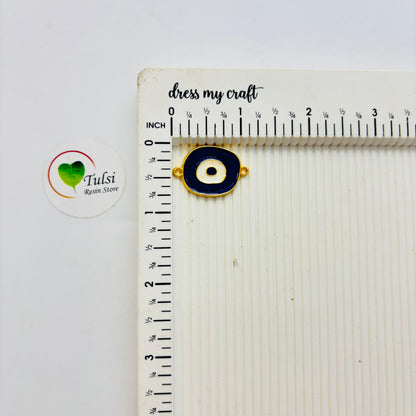 Evil Eye Charm With Two Hooks - M Tulsi Resin Store