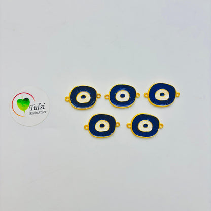 Evil Eye Charm With Two Hooks - M Tulsi Resin Store