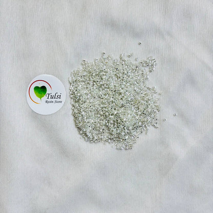 Cut Salli Beads Silver Tulsi Resin Store