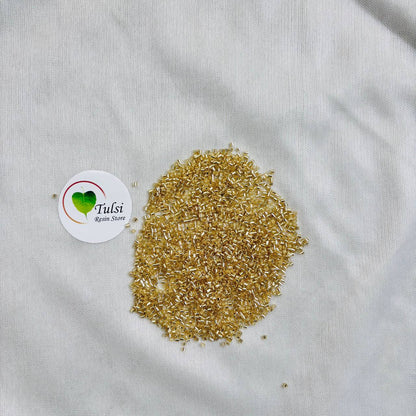 Cut Salli Beads Gold Tulsi Resin Store